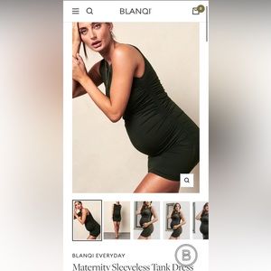Blanqi maternity tank dress, black, L\XL